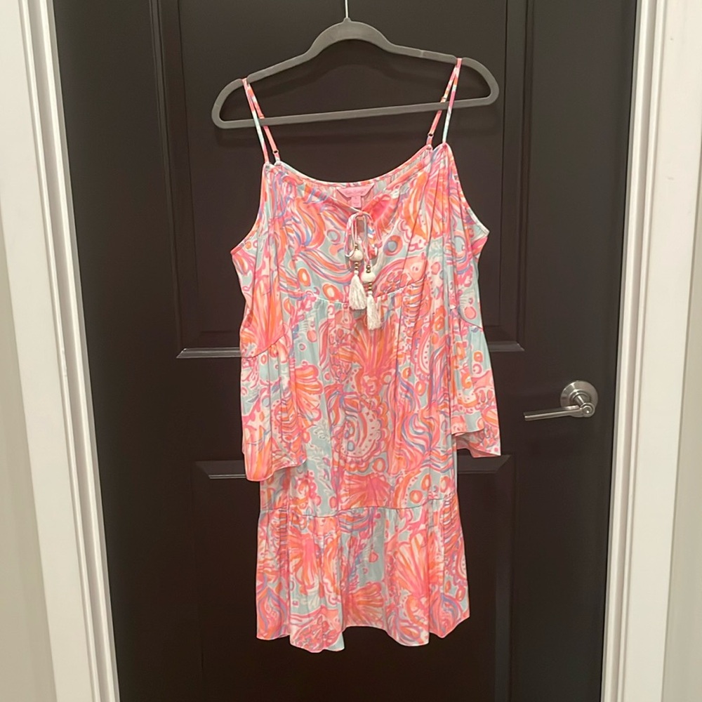 Lilly Pulitzer Pink and Blue Dress